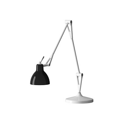 Rotaliana Luxy T2 настольный светильник с шарниром белый; чёрный 1LXT200802ER0