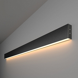 a042933 Elektrostandard Grand настенный линейный светильник с узким металлическим корпусом и направленным светом вниз