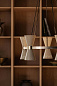 71125-001287 Audo Copenhagen Collector Люстра 5, кремовая/полированная латунь — фото 3