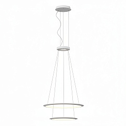 CS4N-00W9AZRU14 Leds C4 Circular подвесная люстра с двумя кольцами белого цвета