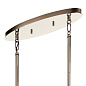 Pim 39" 6 Light Oval Chandelier with Satin Etched Cased Opal Glass Polished Nickel люстра 52224PN Kichler — фото 5