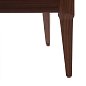 Оттоманка Arteriors Laurette, шенилл Moonlight Grid и тёмный орех — фото 5