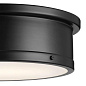 Serca 18" 3 Light Flush Mount Black потолочный светильник 52541BK Kichler — фото 7