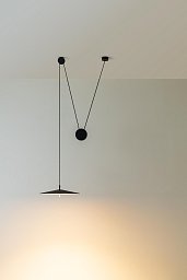 Подвесной светильник Milan Iluminacion Pla 40, антрацит