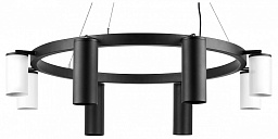 LR018874364 Lightstar Rullo подвесной светильник с цилиндрическими плафонами черный
