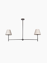 Подвесной светильник Heathfield Edie 2 Light — Черненая бронза; Элемент корпуса, подкладка цвета шампанского