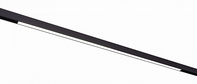 линейный трековый светильник бело-чёрного цвета для магнитной системы 48V