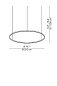 Подвесной светильник Compendium Circle Luceplan 1D810C20W020 — фото 5