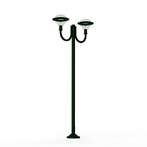 Dallas N° 10; Smoked polycarbonate E27 75W; Fir green