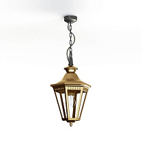 Victoria N° 2; Clear polycarbonate E27 105W; Tinted lacquered brass