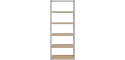 Neutra combination 80 x h197 cm - 5 shelves Bolia книжный шкаф