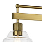 Eastmont 5 Light Linear Chandelier Brushed Natural Brass and Walnut Wood люстра 52404BNB Kichler — фото 10