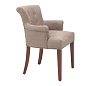 107634 Dining Chair Key Largo with arm camel linen стул Eichholtz