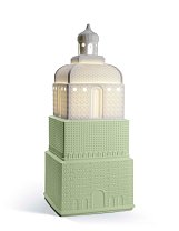 Настольная лампа Metropolis Lladro, тёмно-зелёная