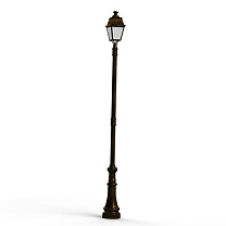 Avenue 4 N° 8; Opal PMMA Built-in LED 3000°K warm white 35W; Gold patina
