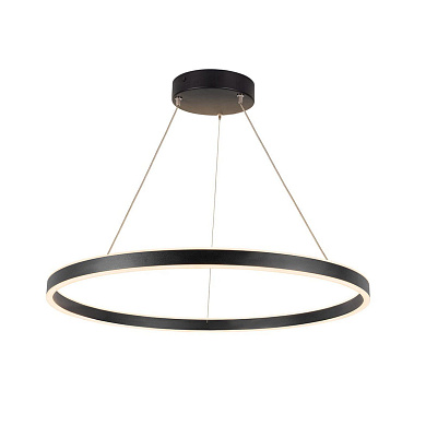 подвесная люстра большого диаметра с рассеянным светом вверх-вниз