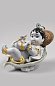 Фарфоровая статуэтка младенца Кришны на листе Krishna on Leaf Lladro 01009370 — фото 3