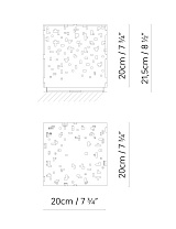 AMS 20 CORTEN 23 x 23 x 36 cm; AMS 20 INOX VOL 0,019 m³