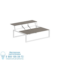 NINIX LOUNGE TABLE 150T С ПОКРЫТИЕМ WIT-CERAMIC TERRA MARRONE Royal Botania