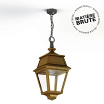 Avenue 2 N° 1; Clear glass E27 105W; Raw brass