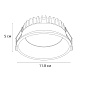 A7994PL-1WH Arte Lamp Frame точечный встраиваемый светильник LED 1х12W 1150Lm 4000K — фото 3
