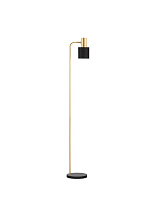 Gold Metal Sandy Black Metal Shade Black Base LED E27 1x12 Watt 100-240 Volt IP20 Bulb Excluded Cable Length: 180 cm D: 35 H: 154 cm