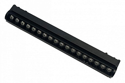 APL.0102.01.18 Aployt Magnetic track встраиваемый магнитный трековый светильник прямоугольной формы черного корпуса для магнитного трека 48V