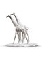 Фарфоровая композиция животных саванны на подставке African Savannah Lladro, белая матовая 01009275 — фото 4