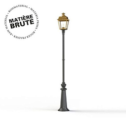 151019072 Roger Pradier Place Des Vosges Tradition уличный фонарь на опоре с латунным плафоном и декоративной основой