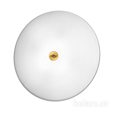 Kolarz Centro 0314.U14.3/ki30 потолочный светильник золото 24 карата белый ø54cm высота 8cm 4 лампы e27