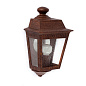 71424 Faro ARGOT 1/2 бра коричн. 1хE27 100W уличный настенный светильник — фото 2