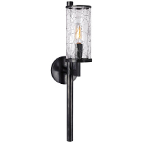 Liaison Single Sconce бронза с кракелюрным стеклом