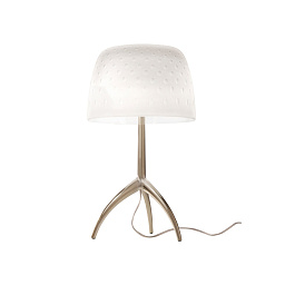FN026001EH_13 Foscarini Lumiere настольная лампа с увеличенным абажуром цвета шампань
