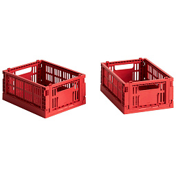 AE358-A668-AB27 Hay Colour Crate цветные ящики для хранения, мини, упаковка 2 шт., красные