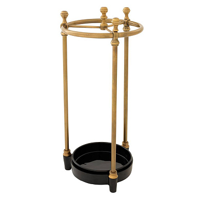 109309 Umbrella Stand Artman brass finish стенд Eichholtz