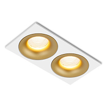 Потолочные светодиодные светильники Led technology CITY X 22.30 W 2FW NO DIM золотой + белый