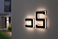 94652 Solar LED House number luminaire Солнечные огни Paulmann