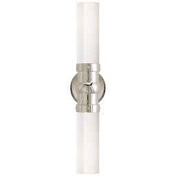 EU-TOB2186 Visual Comfort Graydon настенный светильник для ванной с двойным вертикальным матовым цилиндром