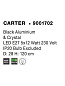 9001702 CARTER Novaluce светильник LED E27 5x12Вт 230В IP20