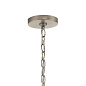 Valserrano 9 Light Chandelier Clear Seeded Glass Brushed Nickel люстра 44378NICS Kichler — фото 3