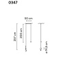 034704/15 Vibia Wireflow free-formWireflow free-form Подвесной светильник Wireflow Free-Form 1X - 0347 — фото 2