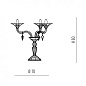 Metal Lux Dedalo TL 3L изящная настольная лампа белый 192.213.03 — фото 3