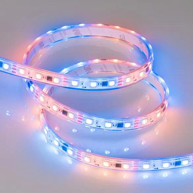 026365(3) Arlight Светодиодная лента герметичная SPI-P-B60-12mm 12V RGB-PX3