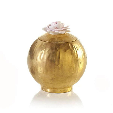 Marie-antoinette pink & gold sugar bowl чаша, Villari