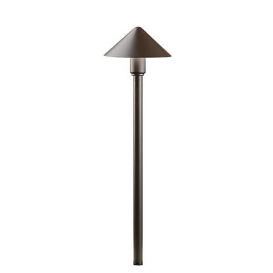 Fundamentals 2700K LED Path Light Textured Architectural Bronze светильник-столбик для дорожек 16120AZT27 Kichler