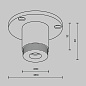 CA022BO-B Maytoni Accessories for system Shelf Аксессуар Черный — фото 4