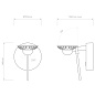 1444001 Miura Wall Astro lighting настенный светильник матовый чёрный — фото 10