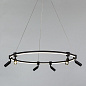 A2186SP-1BK Arte Lamp Ring подвесная люстра LED 1х75W 6000Lm 3000-6000K — фото 1