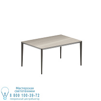 СТОЛ U-NITE 150X100CM БРОНЗОВЫЙ С КЕРАМИЧЕСКОЙ СТОЛЕШНИЦЕЙ СЕРО-СЕРЫЙ Royal Botania