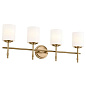 Ali 11.25" 4 Light Vanity Brushed Natural Brass настенный светильник 55143BNB Kichler — фото 6